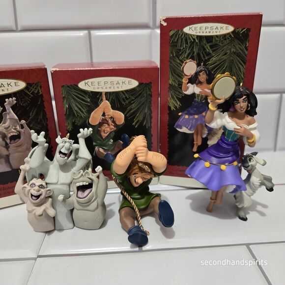 Hallmark Keepsake Ornaments The Hunchback of Notre Dame Lot of 3 - Picture 1 of 3